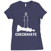 CheckMate, Chess Pawn,Chess Lover Ladies Fitted T-Shirt