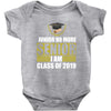 i'm a senior Baby Bodysuit