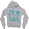 house of eagle Zipper Hoodie