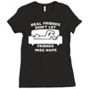 real friends don't let friends miss naps Ladies Fitted T-Shirt