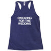 sweating for the wedding Racerback Tank