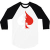 sexy poker 3/4 Sleeve Shirt