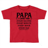 I Love you Papa Toddler T-shirt