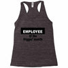 employee of the friggin month Racerback Tank