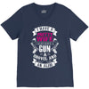 I Have a Pretty Wife I Also Have a Gun a Shovel and an Alibi V-Neck Tee