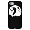 skiier moon moonlight silhouett iPhone 8 Case