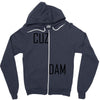 cuz dam Zipper Hoodie