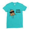 cool beans Ladies Fitted T-Shirt