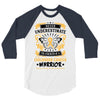Never Underestimate the Strength of a Childhood Cancer Warrior 3/4 Sleeve Shirt