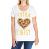extra cheesy Ladies Curvy T-Shirt
