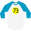 73 the perfect number t shirt the big bang theory cool funny 3/4 Sleeve Shirt