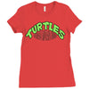 turtles2 Ladies Fitted T-Shirt