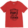 My Favorite People Call Me Teacher V-Neck Tee