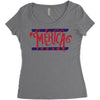merica Women's Triblend Scoop T-shirt