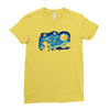 super starry night Ladies Fitted T-Shirt