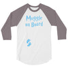 Muggle On Board Blue 3/4 Sleeve Shirt