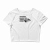 internet killed the video store Crop Top