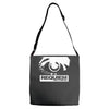 requiem for a dream eye Adjustable Strap Totes