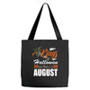 Halloween Kings Are Born In August Tote Bags