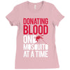 donating blood one mosquito funny Ladies Fitted T-Shirt