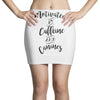 motivated by caffeine and canines Mini Skirts