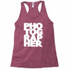 gift for photographer Racerback Tank