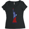 4th of july Women's Triblend Scoop T-shirt