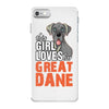 This Girl Loves Her Great Dane iPhone 7 Case