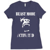 beast mode Ladies Fitted T-Shirt
