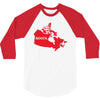 Canada Continent Roots 3/4 Sleeve Shirt