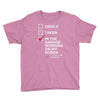 in the garage working on my honda Youth Tee