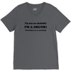 im not an alcoholic im a drunk t shirt x large funny beer pong keg par V-Neck Tee
