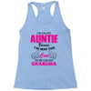 I&rsquo;m Called Auntie Because I&rsquo;m Way Too Cool To Be Called Grandma Racerback Tank