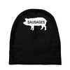 pig sausages funny Baby Beanies