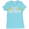 property of my ostrich Ladies Fitted T-Shirt