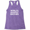 world's okayest brother Racerback Tank