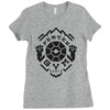 pewter gym Ladies Fitted T-Shirt