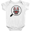 hello! i'm down here! Baby Onesie