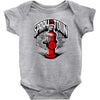 spray the towwn Baby Onesie