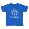 the best teachers are born in december Toddler T-shirt