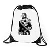 outlaws to the end 5 Drawstring Bags