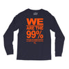 we are the 99% t shirt occupy wall street anti corporate greed black Long Sleeve Shirts