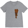 hidden groot [converted] V-Neck Tee