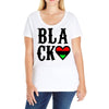 black love Ladies Curvy T-Shirt