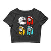 pac skull copy Crop Top
