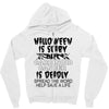 halloween is scary but carcinoid cancer is deadly spread the word help Zipper Hoodie