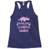 cool grandma saurus. Racerback Tank