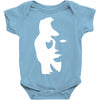 sax player lady face optical illusion Baby Onesie
