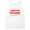 under new management just married mens black wedding present husband t Tank Top