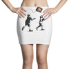 banksy kids play t.v. ball Mini Skirts